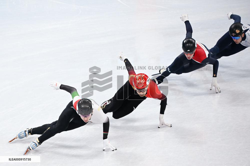 (XHTP)(BEIJING2022)CHINA-BEIJING-OLYMPIC WINTER GAMES-SHORT TRACK SPEED SKATING-MEN'S 500M-HEAT (CN)