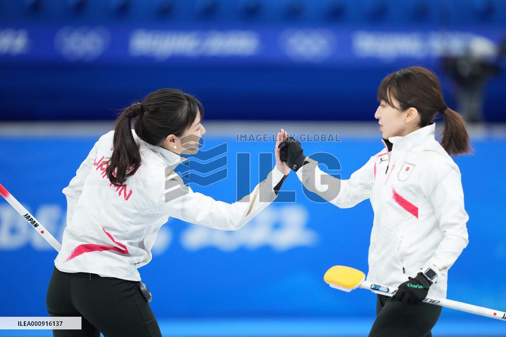(XHTP)(BEIJING2022)CHINA-BEIJING-OLYMPIC WINTER GAMES-CURLING-WOMEN'S ROUND ROBIN SESSION-CHN VS JPN (CN)