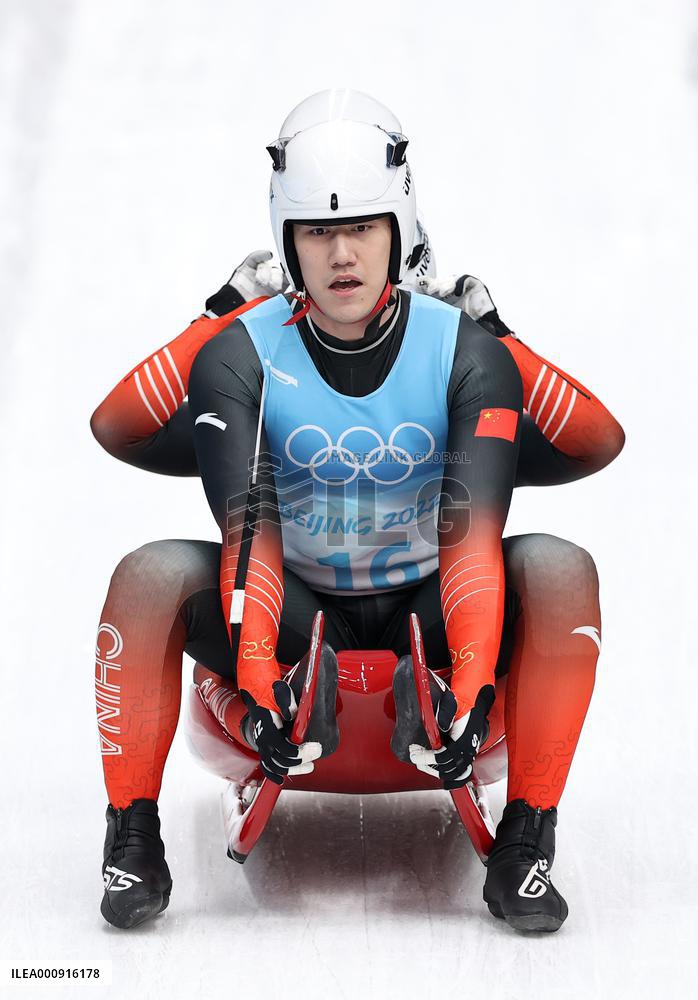 (BEIJING2022)CHINA-BEIJING-YANQING-OLYMPIC WINTER GAMES-LUGE-DOUBLES (CN)