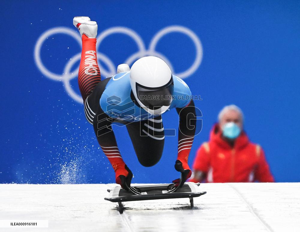 (BEIJING2022)CHINA-BEIJING-YANQING-OLYMPIC WINTER GAMES-SKELETON (CN)