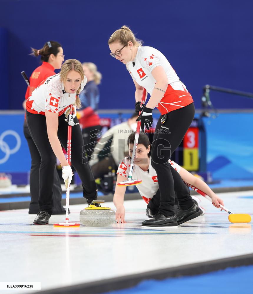 (BEIJING2022)CHINA-BEIJING-WINTER OLYMPIC GAMES-CURLING-WOMEN'S ROUND ROBIN-CHN vs SUI (CN)
