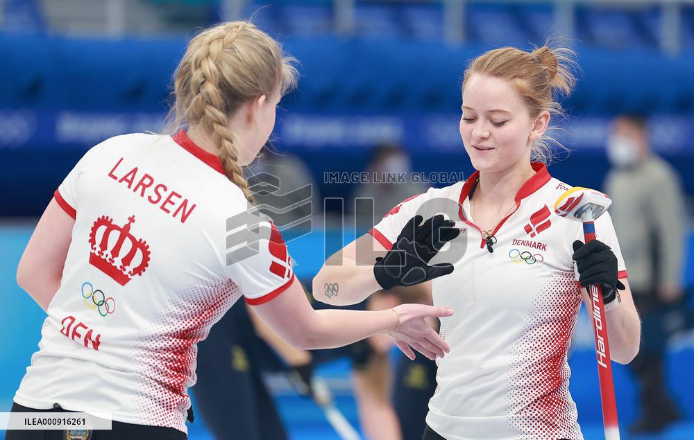 (BEIJING2022)CHINA-BEIJING-WINTER OLYMPIC GAMES-CURLING-WOMEN'S ROUND ROBIN-USA vs DEN (CN)