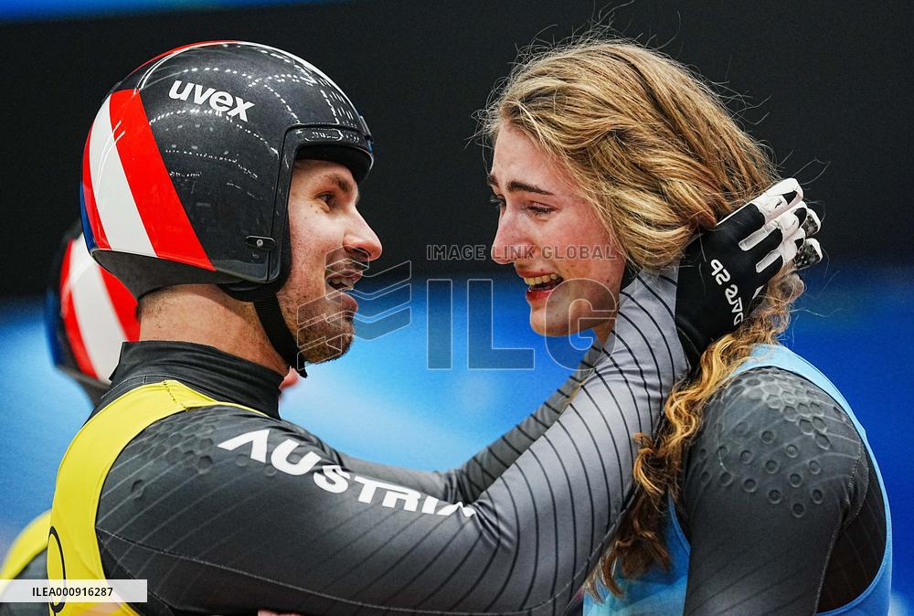 (BEIJING2022)CHINA-BEIJING-YANQING-OLYMPIC WINTER GAMES-LUGE-TEAM RELAY (CN)