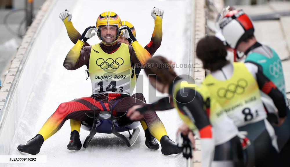 (BEIJING2022)CHINA-BEIJING-YANQING-OLYMPIC WINTER GAMES-LUGE-TEAM RELAY (CN)