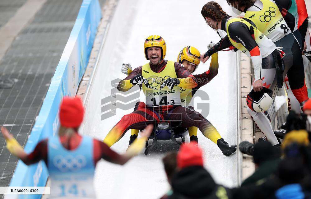 (BEIJING2022)CHINA-BEIJING-YANQING-OLYMPIC WINTER GAMES-LUGE-TEAM RELAY (CN)