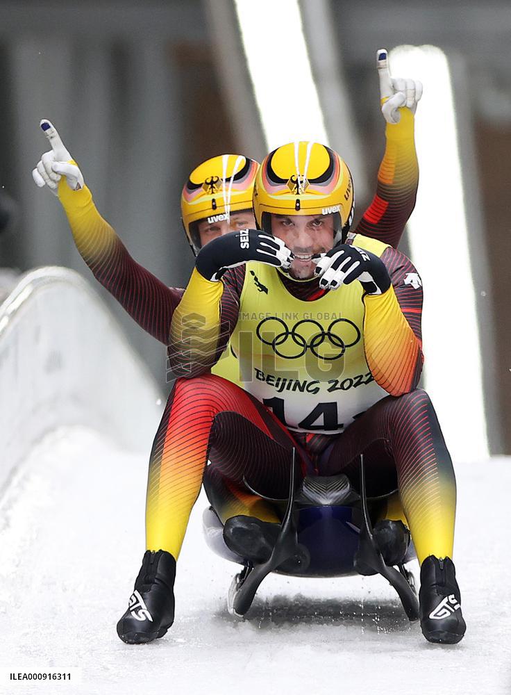 (BEIJING2022)CHINA-BEIJING-YANQING-OLYMPIC WINTER GAMES-LUGE-TEAM RELAY (CN)