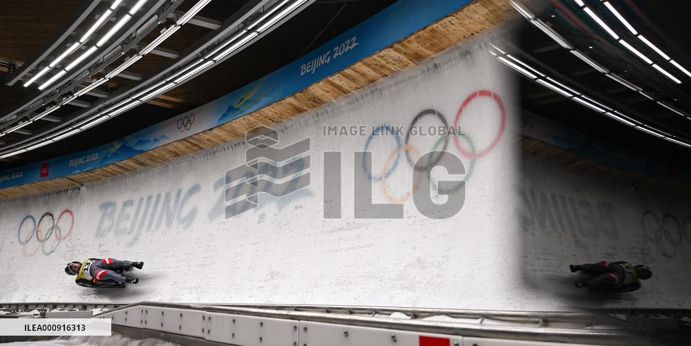 (BEIJING2022)CHINA-BEIJING-YANQING-OLYMPIC WINTER GAMES-LUGE-TEAM RELAY (CN)