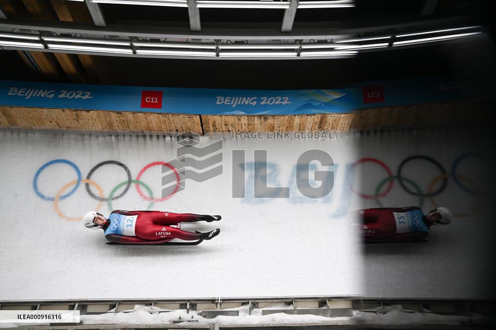 (BEIJING2022)CHINA-BEIJING-YANQING-OLYMPIC WINTER GAMES-LUGE-TEAM RELAY (CN)