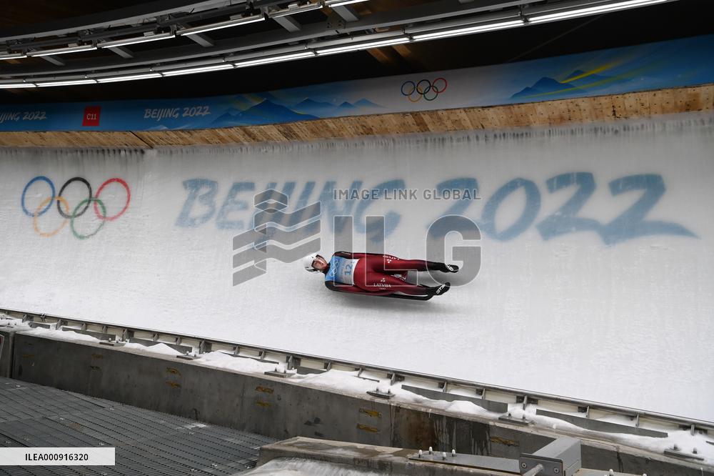(BEIJING2022)CHINA-BEIJING-YANQING-OLYMPIC WINTER GAMES-LUGE-TEAM RELAY (CN)