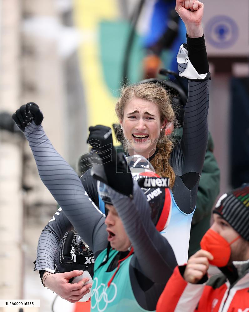 (BEIJING2022)CHINA-BEIJING-YANQING-OLYMPIC WINTER GAMES-LUGE-TEAM RELAY (CN)