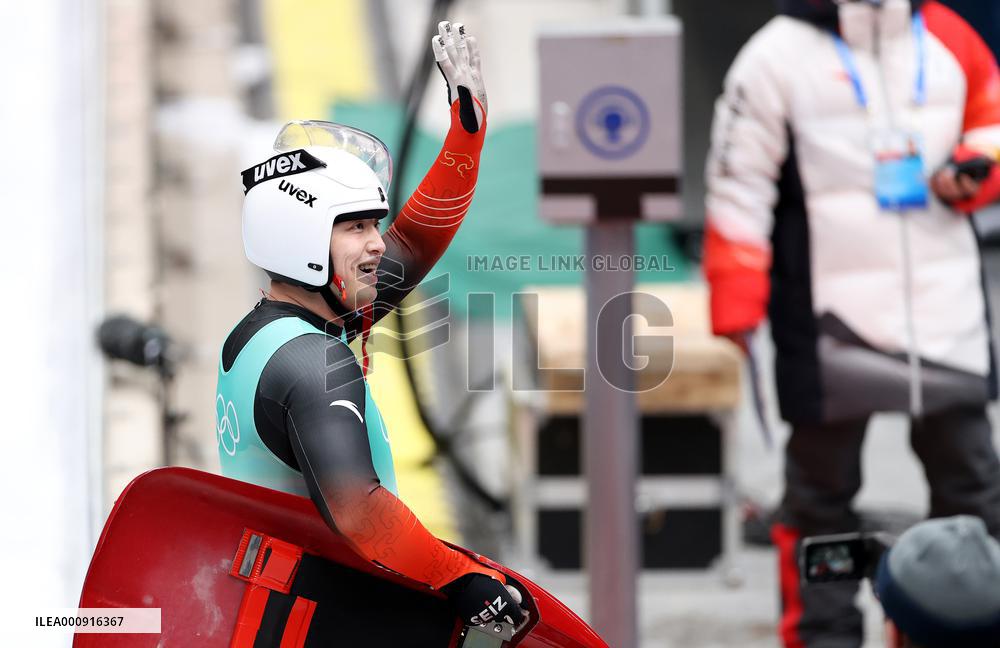 (BEIJING2022)CHINA-BEIJING-YANQING-OLYMPIC WINTER GAMES-LUGE-TEAM RELAY (CN)