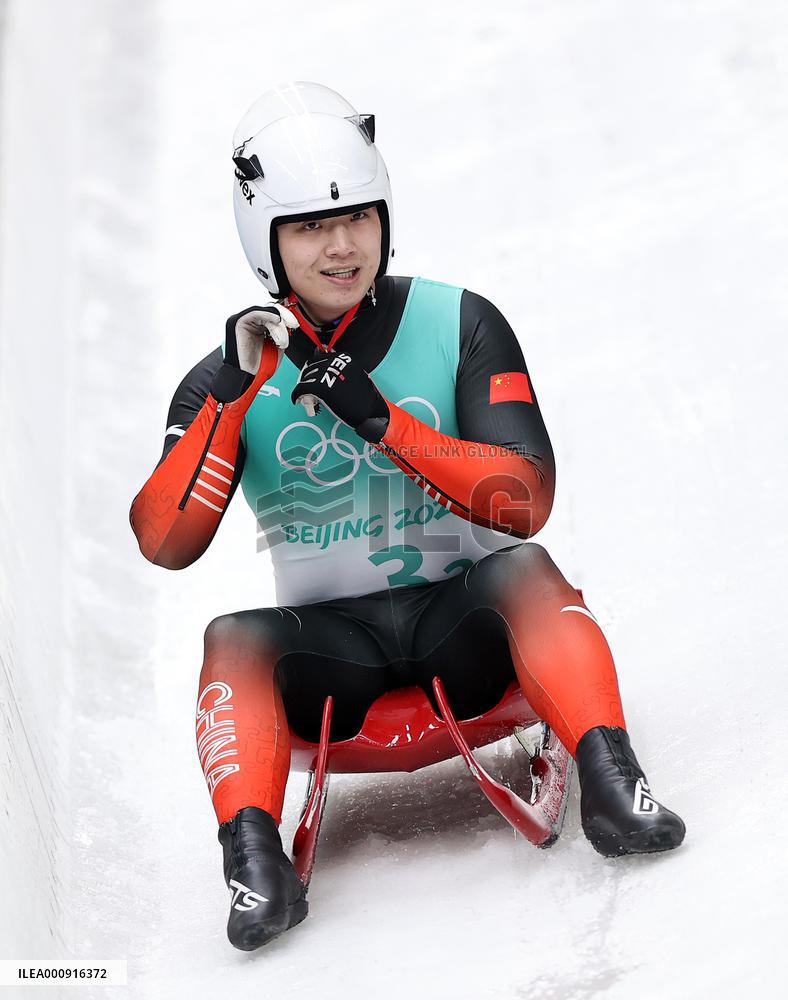 (BEIJING2022)CHINA-BEIJING-YANQING-OLYMPIC WINTER GAMES-LUGE-TEAM RELAY (CN)
