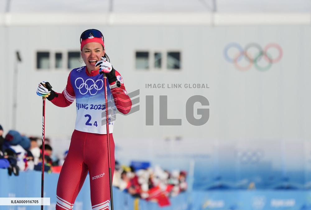 (BEIJING2022)CHINA-ZHANGJIAKOU-CROSS-COUNTRY SKIING-WOMEN'S 4 x 5KM RELAY (CN)