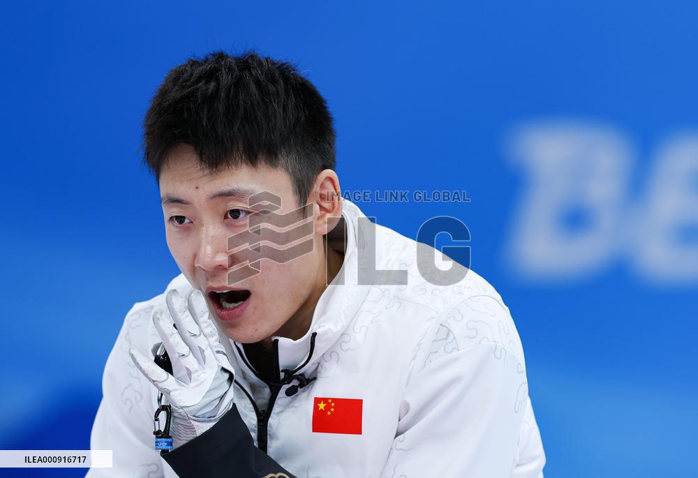 (BEIJING2022)CHINA-BEIJING-WINTER OLYMPIC GAMES-CURLING-MEN'S ROUND ROBIN-ITA vs CHN (CN)