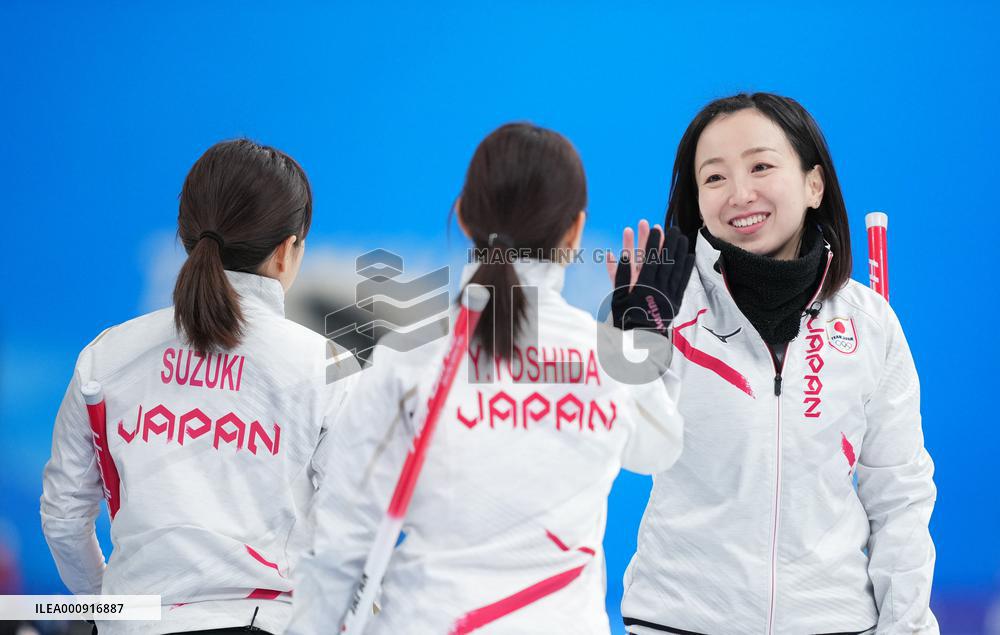 (BEIJING2022)CHINA-BEIJING-WINTER OLYMPIC GAMES-CURLING-WOMEN'S ROUND ROBIN-ROC vs JPN(CN)