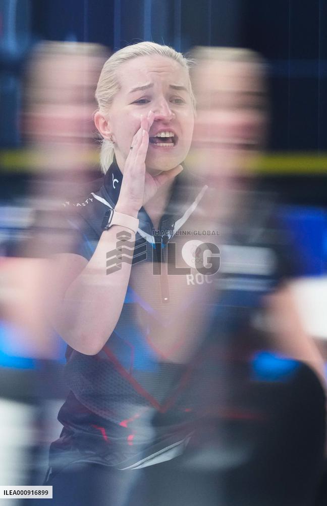 (BEIJING2022)CHINA-BEIJING-WINTER OLYMPIC GAMES-CURLING-WOMEN'S ROUND ROBIN-ROC vs JPN(CN)