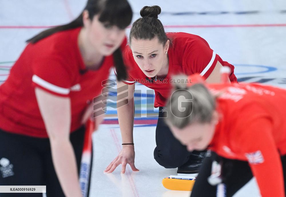 (BEIJING2022)CHINA-BEIJING-WINTER OLYMPIC GAMES-CURLING-WOMEN'S ROUND ROBIN-GBR vs USA(CN)