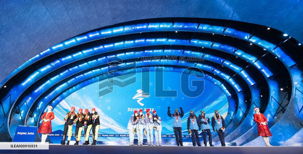 (BEIJING2022)CHINA-ZHANGJIAKOU-OLYMPIC WINTER GAMES-AWARDING CEREMONY (CN)