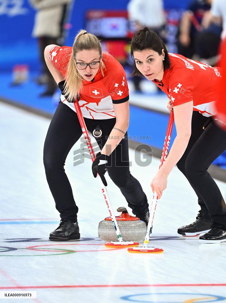 (BEIJING2022)CHINA-BEIJING-WINTER OLYMPIC GAMES-CURLING-WOMEN'S ROUND ROBIN-SUI VS CAN(CN)