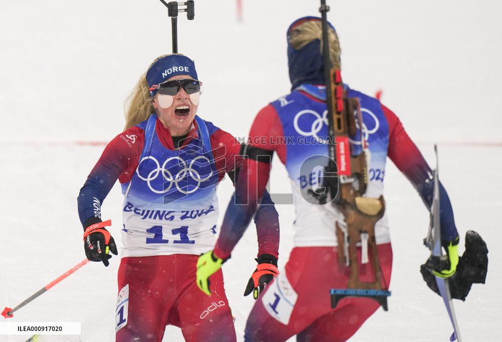 (BEIJING2022)CHINA-ZHANGJIAKOU-OLYMPIC WINTER GAMES-BIATHLON-WOMEN'S 10KM PURSUIT (CN)