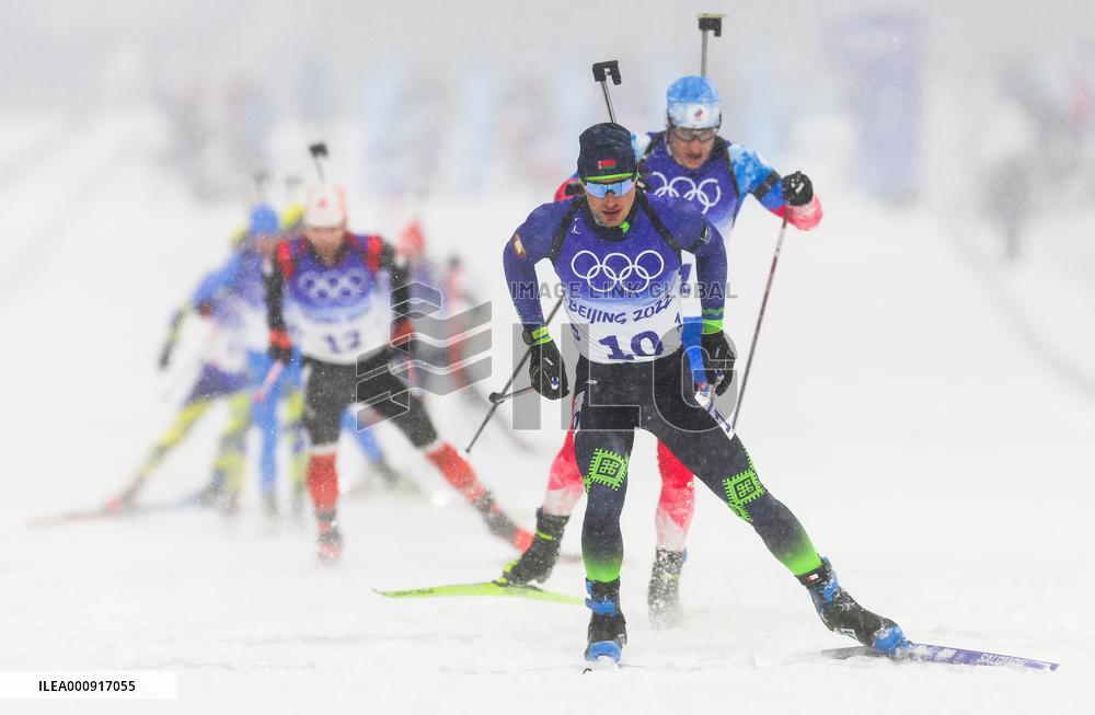 (BEIJING2022)CHINA-ZHANGJIAKOU-OLYMPIC WINTER GAMES-BIATHLON-MEN'S 12.5KM PURSUIT (CN)