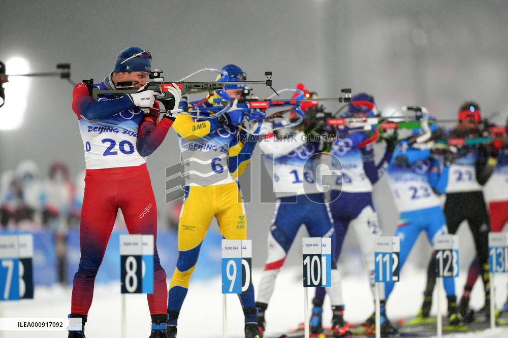 (BEIJING2022)CHINA-ZHANGJIAKOU-OLYMPIC WINTER GAMES-BIATHLON-MEN'S 12.5KM PURSUIT (CN)