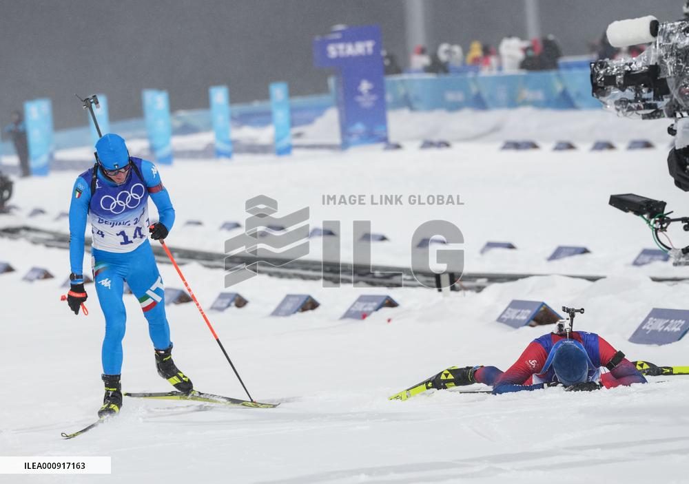 (BEIJING2022)CHINA-ZHANGJIAKOU-OLYMPIC WINTER GAMES-BIATHLON-MEN'S 12.5KM PURSUIT (CN)