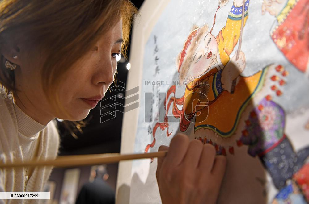 CHINA-TIANJIN-NEW YEAR PAINTINGS-WINTER OLYMPIC GAMES (CN)