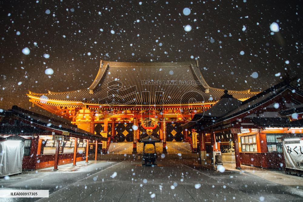 JAPAN-TOKYO-SNOW