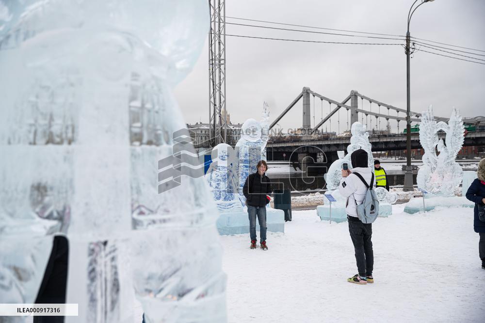 RUSSIA-MOSCOW-SNOW AND ICE FESTIVAL