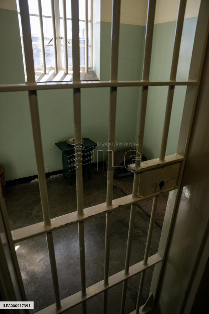 SOUTH AFRICA-CAPE TOWN-ROBBEN ISLAND-NELSON MANDELA