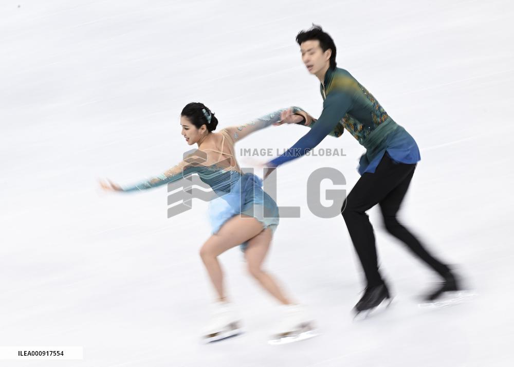 (XHTP)(BEIJNG2022)CHINA-BEIJING-OLYMPIC WINTER GAMES-FIGURE SKATING-ICE DANCE-FREE DANCE (CN)