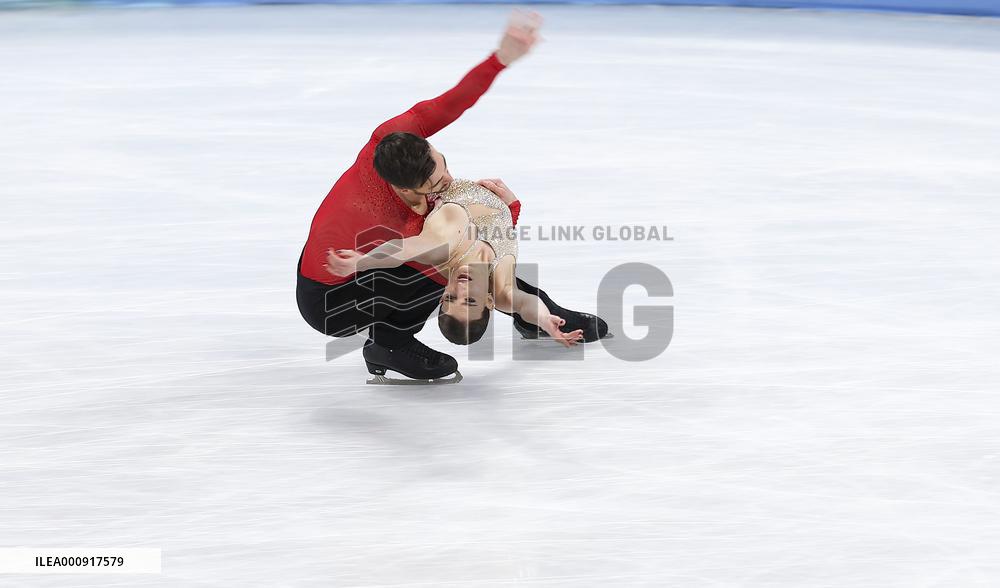 (XHTP)(BEIJNG2022)CHINA-BEIJING-OLYMPIC WINTER GAMES-FIGURE SKATING-ICE DANCE-FREE DANCE (CN)