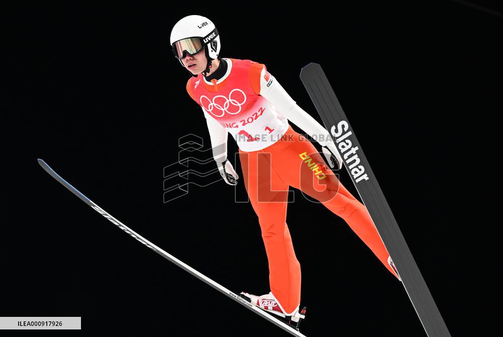 (BEIJING2022) CHINA-ZHANGJIAKOU-OLYMPIC WINTER GAMES-SKI JUMPING-MEN'S TEAM (CN)