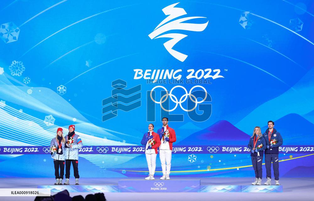(BEIJING2022)CHINA-BEIJING-OLYMPIC WINTER GAMES-AWARDING CEREMONY (CN)