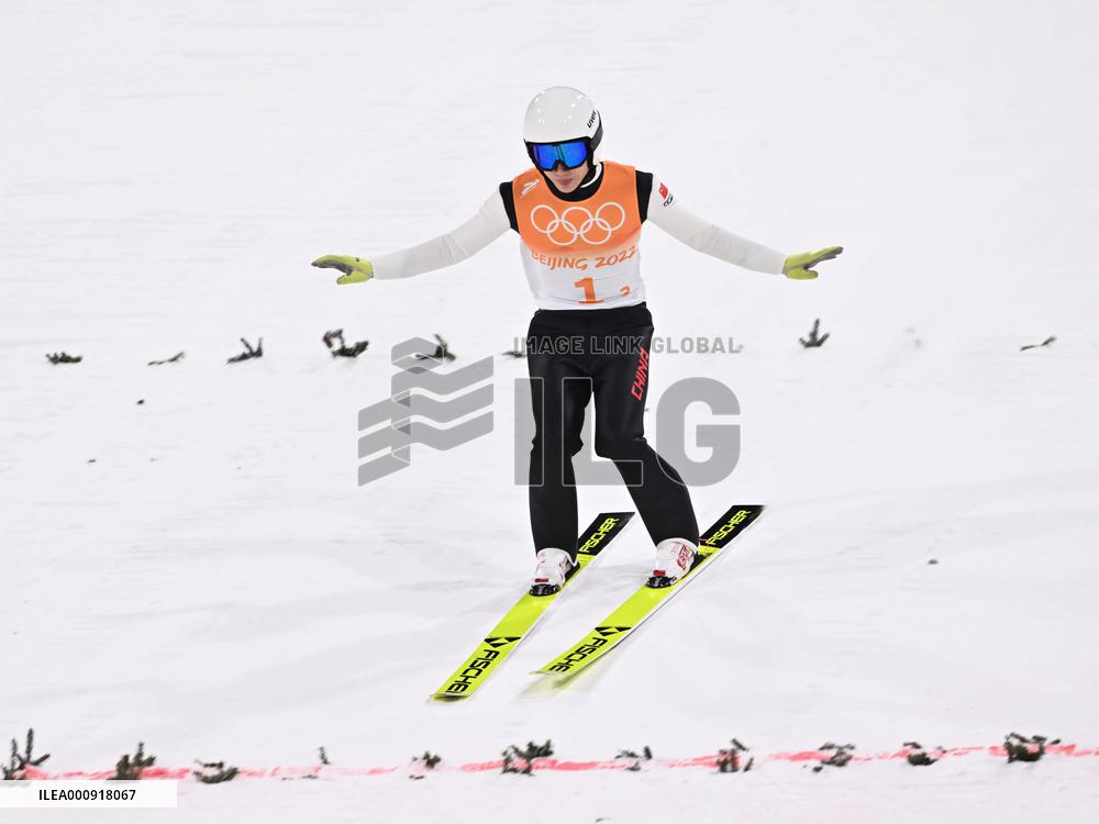 (BEIJING2022) CHINA-ZHANGJIAKOU-OLYMPIC WINTER GAMES-SKI JUMPING-MEN'S TEAM (CN)
