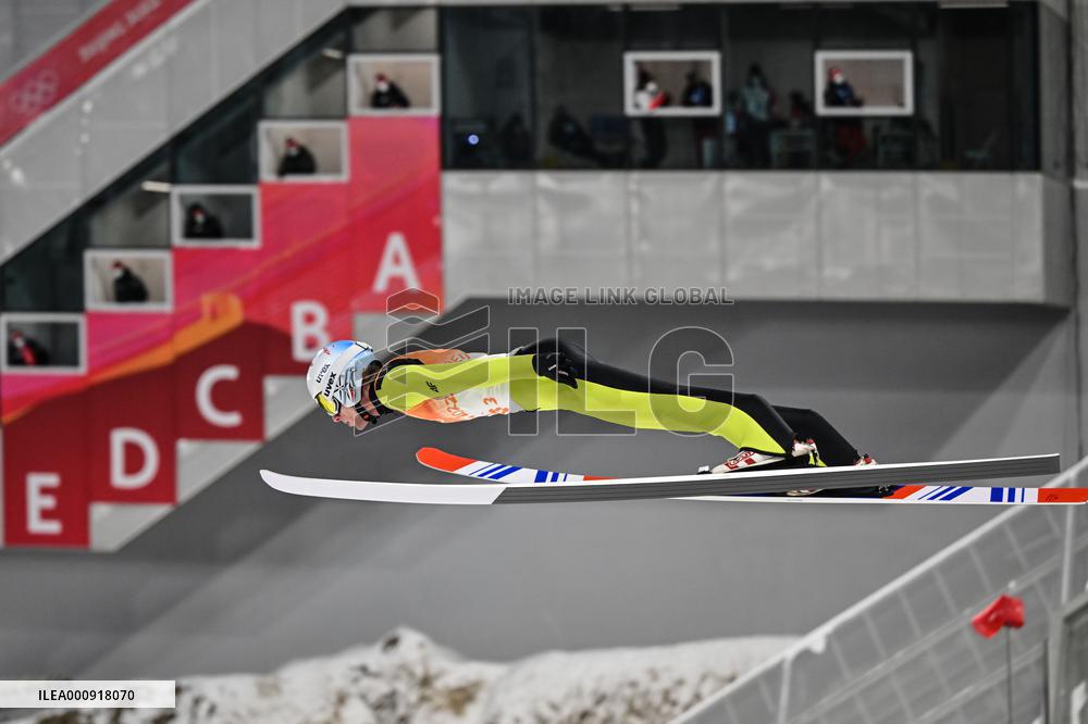 (BEIJING2022) CHINA-ZHANGJIAKOU-OLYMPIC WINTER GAMES-SKI JUMPING-MEN'S TEAM (CN)