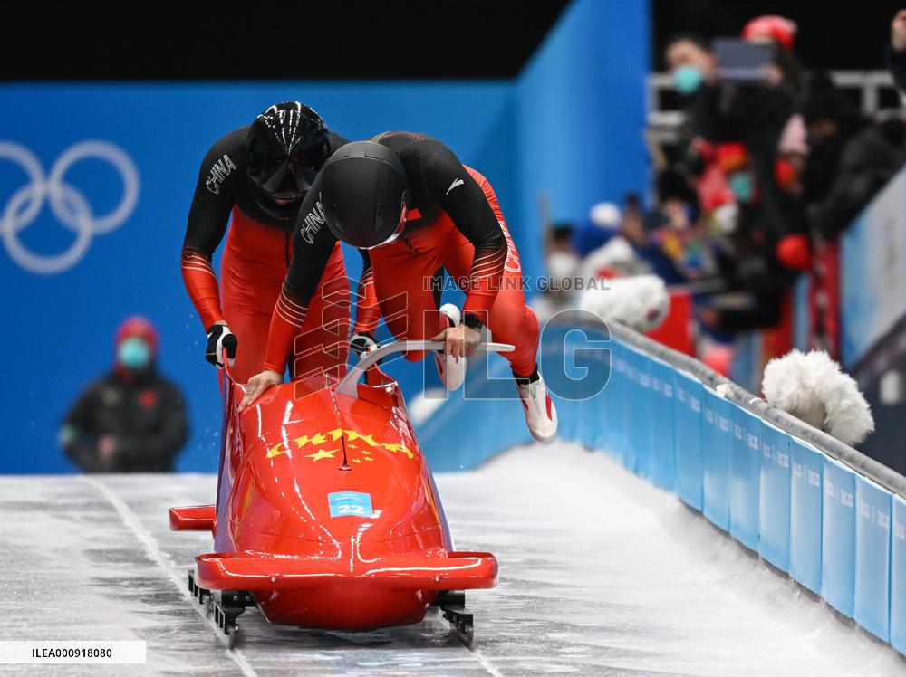 (BEIJING2022)CHINA-BEIJING-OLYMPIC WINTER GAMES-BOBSLEIGH-2-MEN-HEAT(CN)