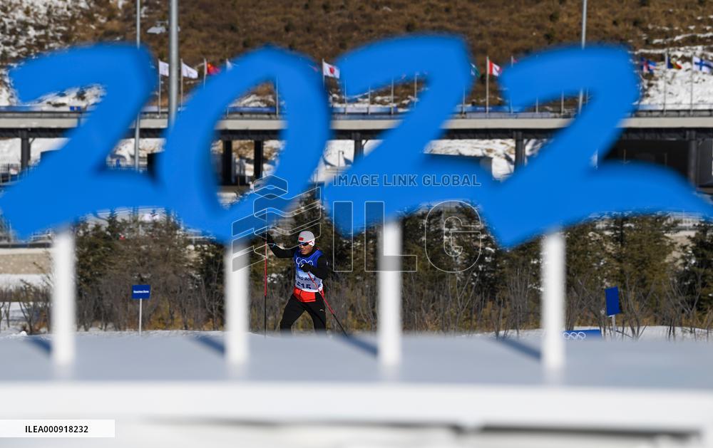 (BEIJING2022)CHINA-ZHANGJIAKOU-OLYMPIC WINTER GAMES-CROSS-COUNTRY SKIING-TRIAL SKIIER (CN)