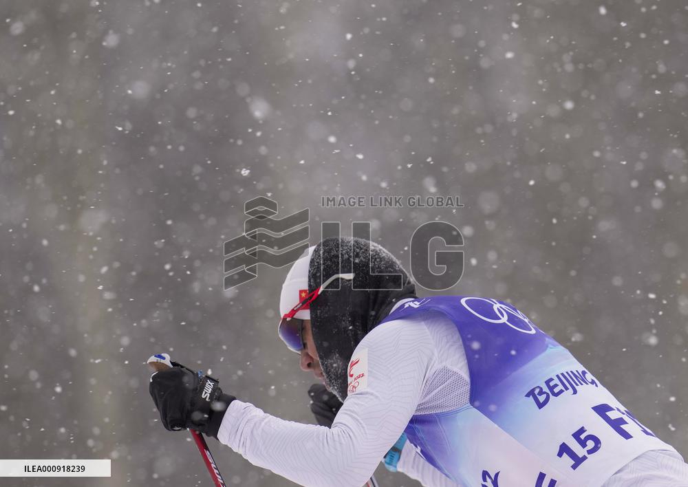 (BEIJING2022)CHINA-ZHANGJIAKOU-OLYMPIC WINTER GAMES-CROSS-COUNTRY SKIING-TRIAL SKIIER (CN)