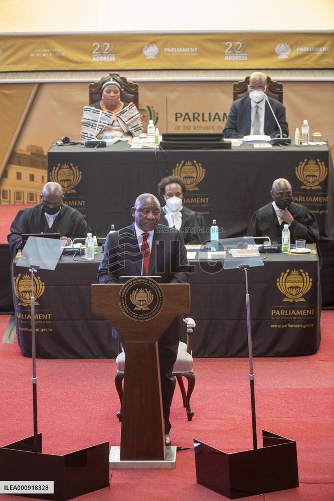 SOUTH AFRICA-CAPE TOWN-PRESIDENT-STATE OF THE NATION ADDRESS