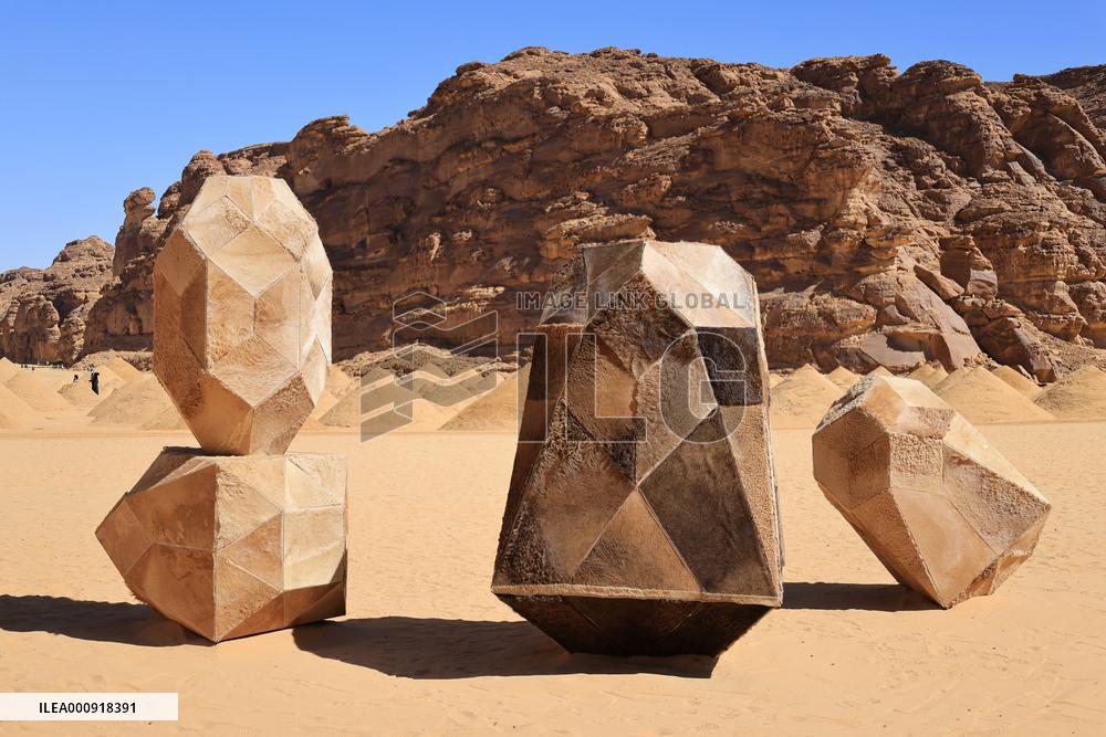 SAUDI ARABIA-ALULA-OPEN AIR ART EXHIBITION-DESERT X ALULA 2022