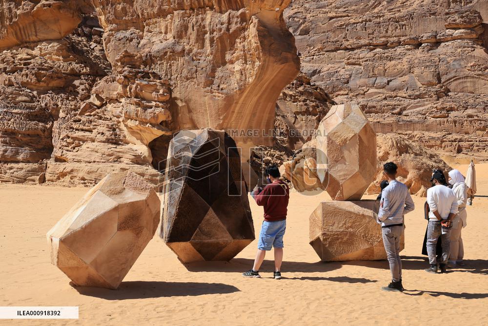 SAUDI ARABIA-ALULA-OPEN AIR ART EXHIBITION-DESERT X ALULA 2022