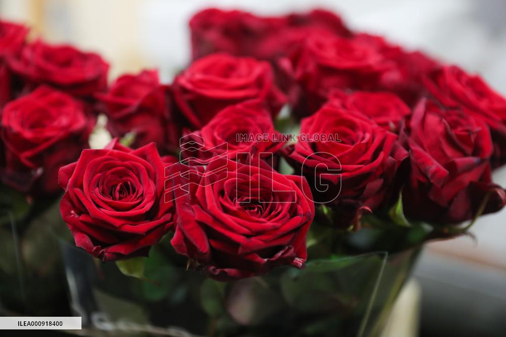 NETHERLANDS-UITHOORN-FLOWERS-VALENTINE'S DAY