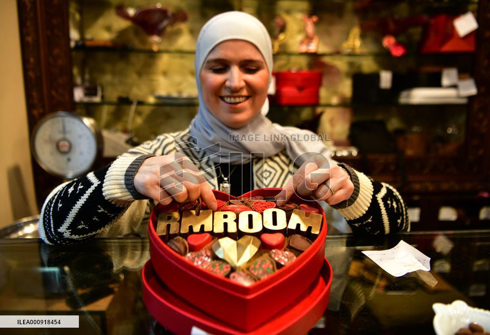 SYRIA-DAMASCUS-VALENTINE'S DAY
