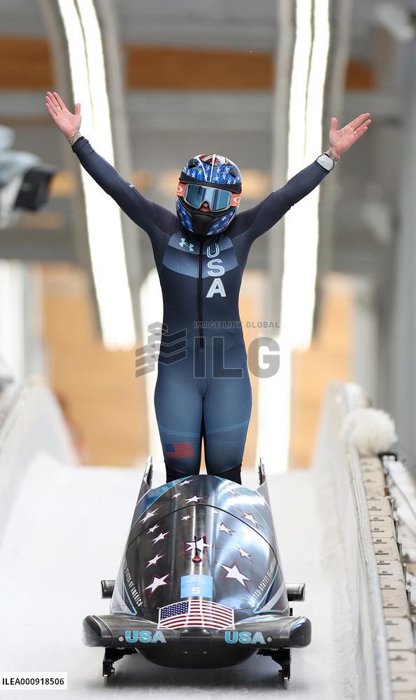 (XHTP)(BEIJING2022)CHINA-BEIJING-OLYMPIC WINTER GAMES-BOBSLEIGH-WOMEN'S MONOBOB HEAT(CN)