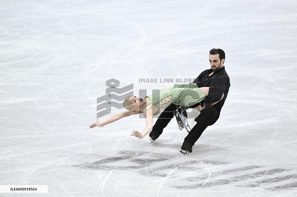 (XHTP)(BEIJNG2022)CHINA-BEIJING-OLYMPIC WINTER GAMES-FIGURE SKATING-ICE DANCE-FREE DANCE (CN)