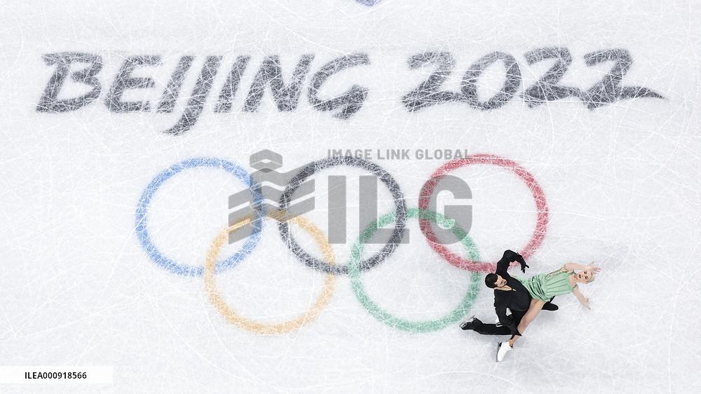 (XHTP)(BEIJNG2022)CHINA-BEIJING-OLYMPIC WINTER GAMES-FIGURE SKATING-ICE DANCE-FREE DANCE (CN)