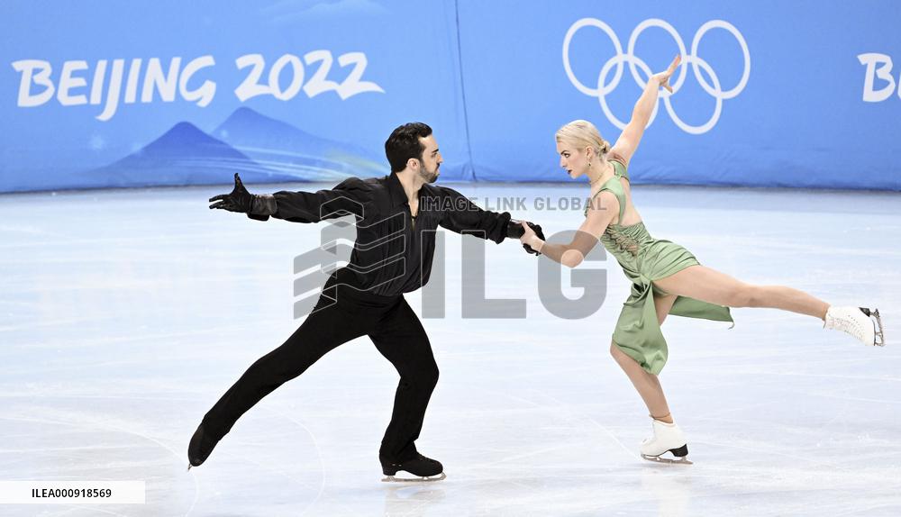 (XHTP)(BEIJNG2022)CHINA-BEIJING-OLYMPIC WINTER GAMES-FIGURE SKATING-ICE DANCE-FREE DANCE (CN)