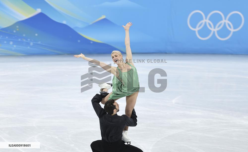 (XHTP)(BEIJNG2022)CHINA-BEIJING-OLYMPIC WINTER GAMES-FIGURE SKATING-ICE DANCE-FREE DANCE (CN)